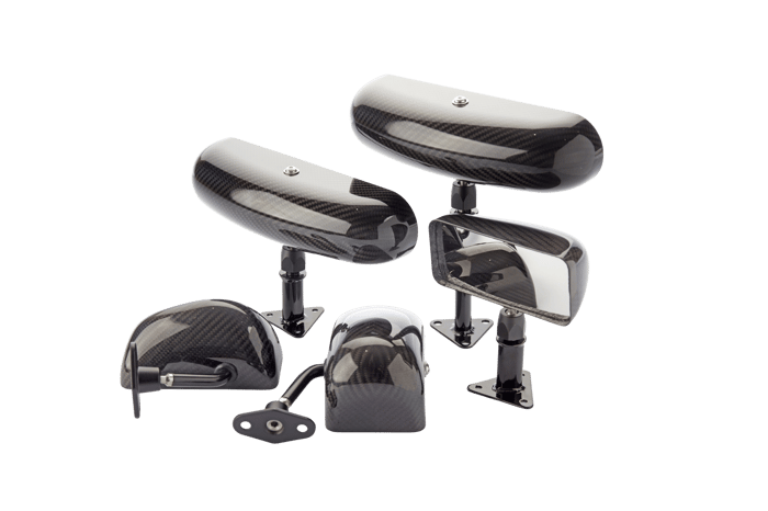 SPA Design mirrors - 5 carbon group shot SPA Design mirrors - 5 carbon group shot