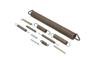 Tension springs wide shot Tension springs wide shot