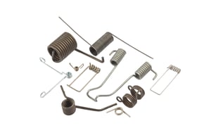 Torsion springs wide shot Torsion springs wide shot